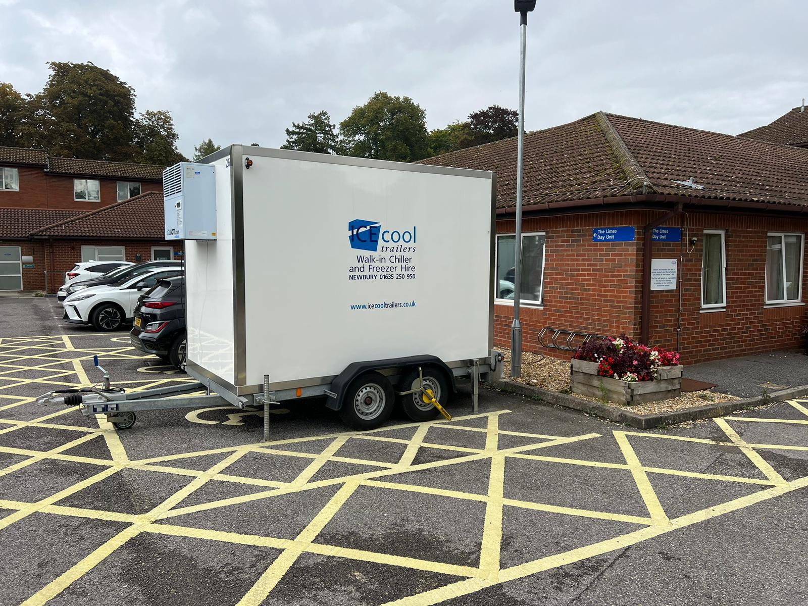 parked trailer